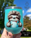 Decorated Mug Coffee Sloth (Defect)