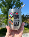 Decorated Mug Teacher Sparkle