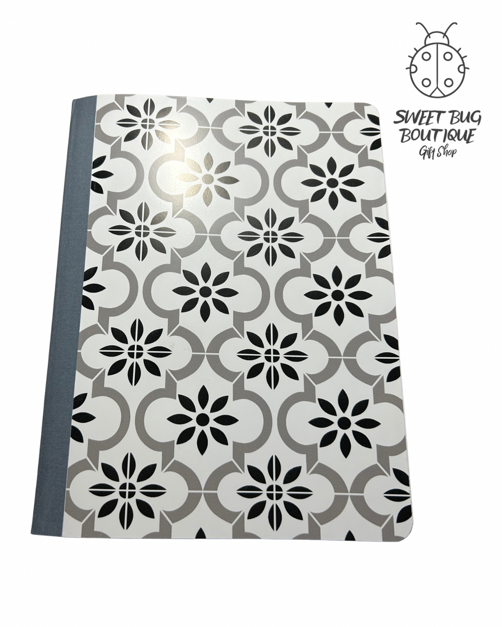 Composition Notebook with Design and Bookmark