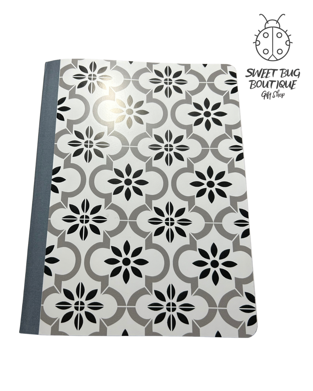 Composition Notebook with Design and Bookmark