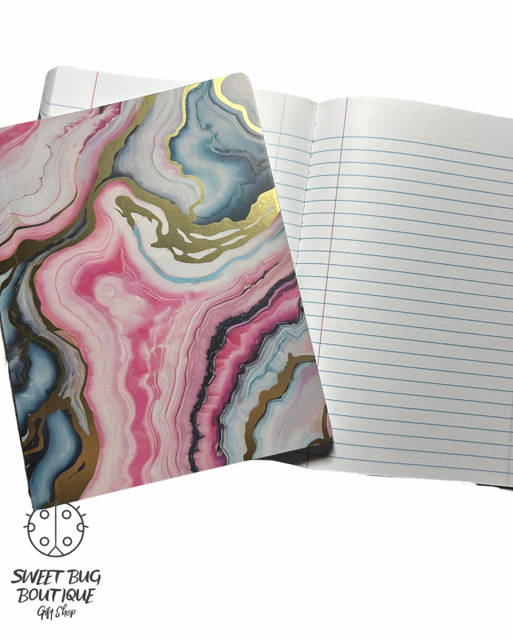 Composition Notebook with Marble Pattern