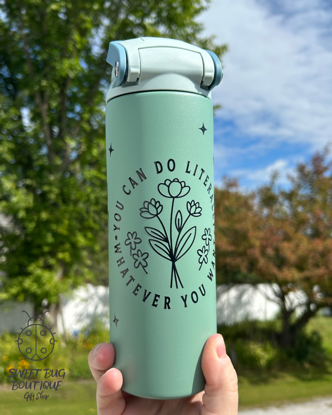 Decorated Water Bottle