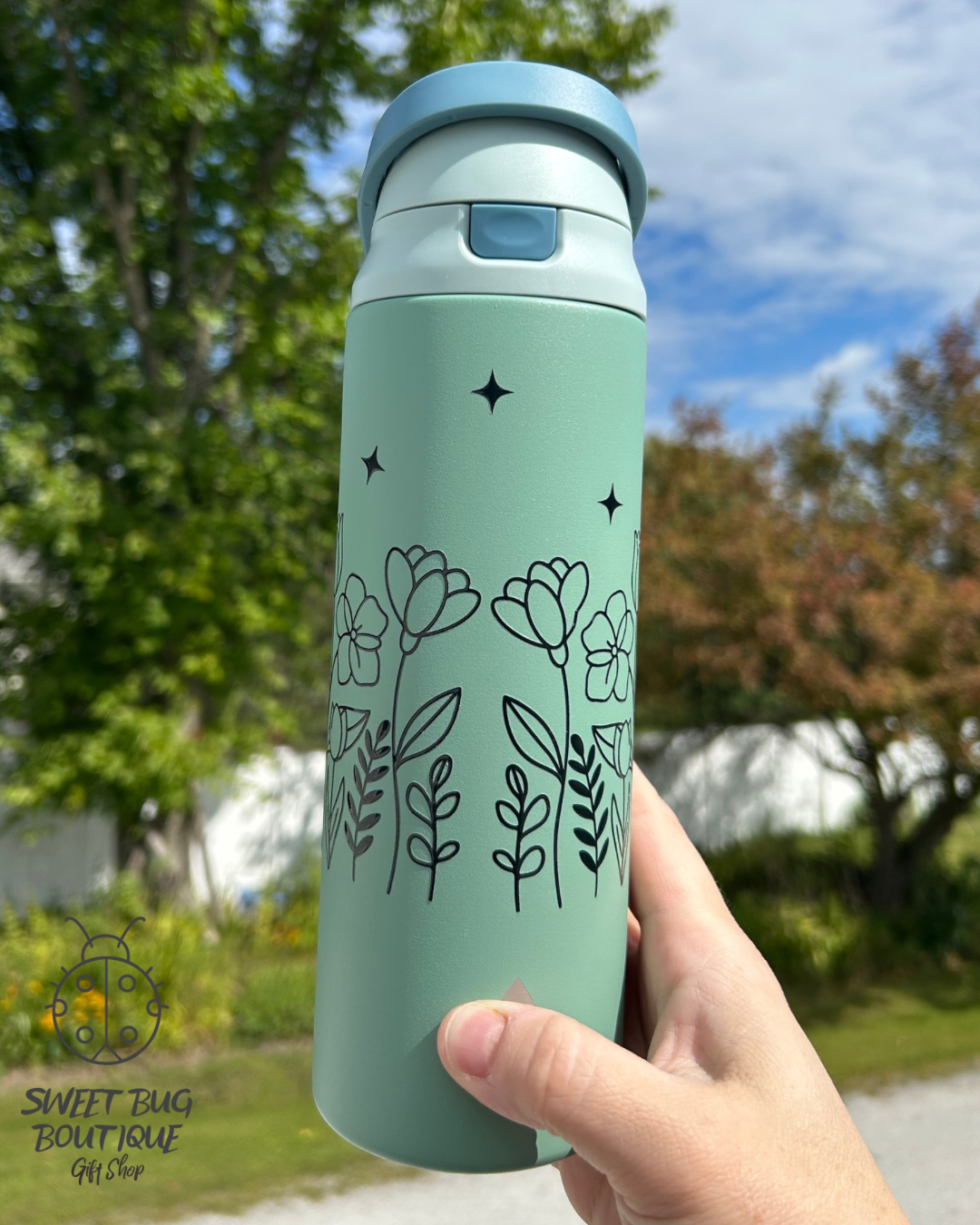 Decorated Water Bottle
