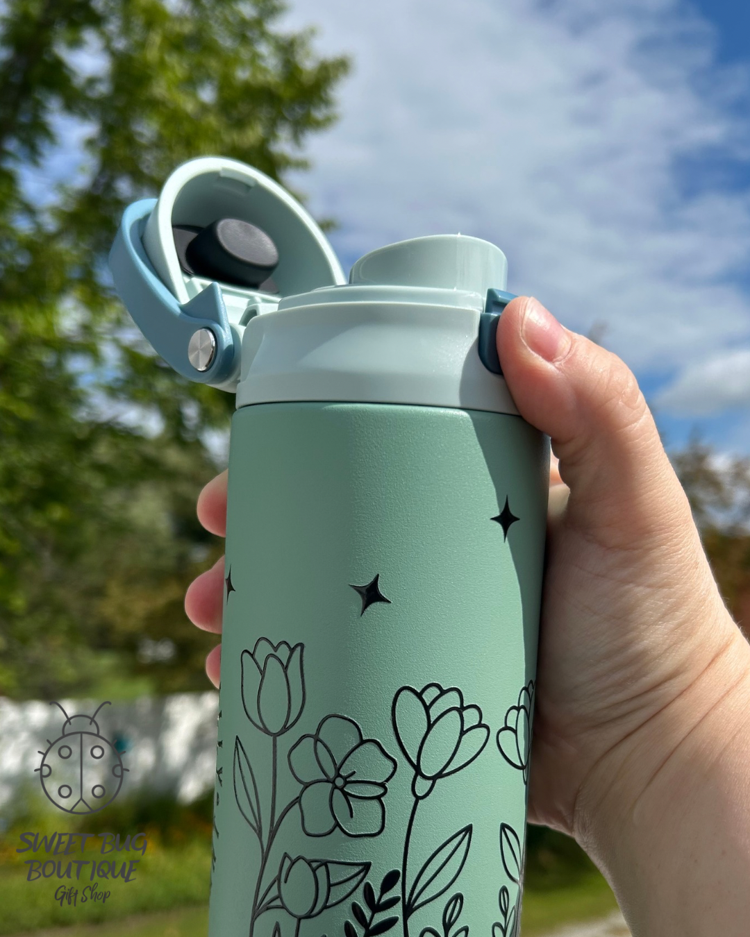 Decorated Water Bottle