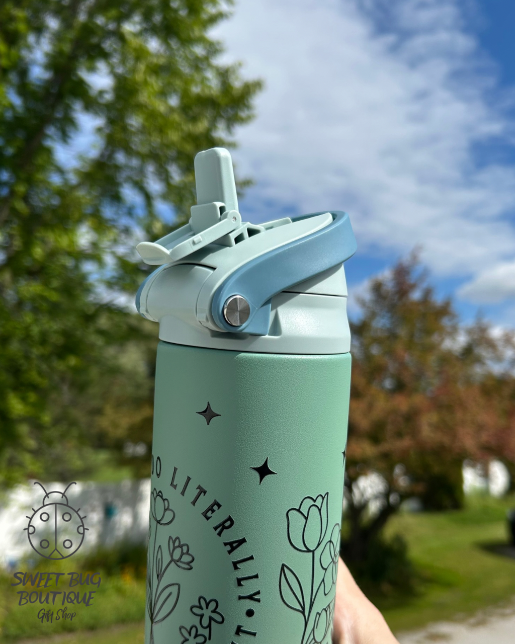 Decorated Water Bottle