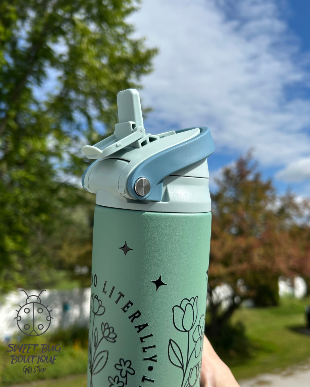 Decorated Water Bottle