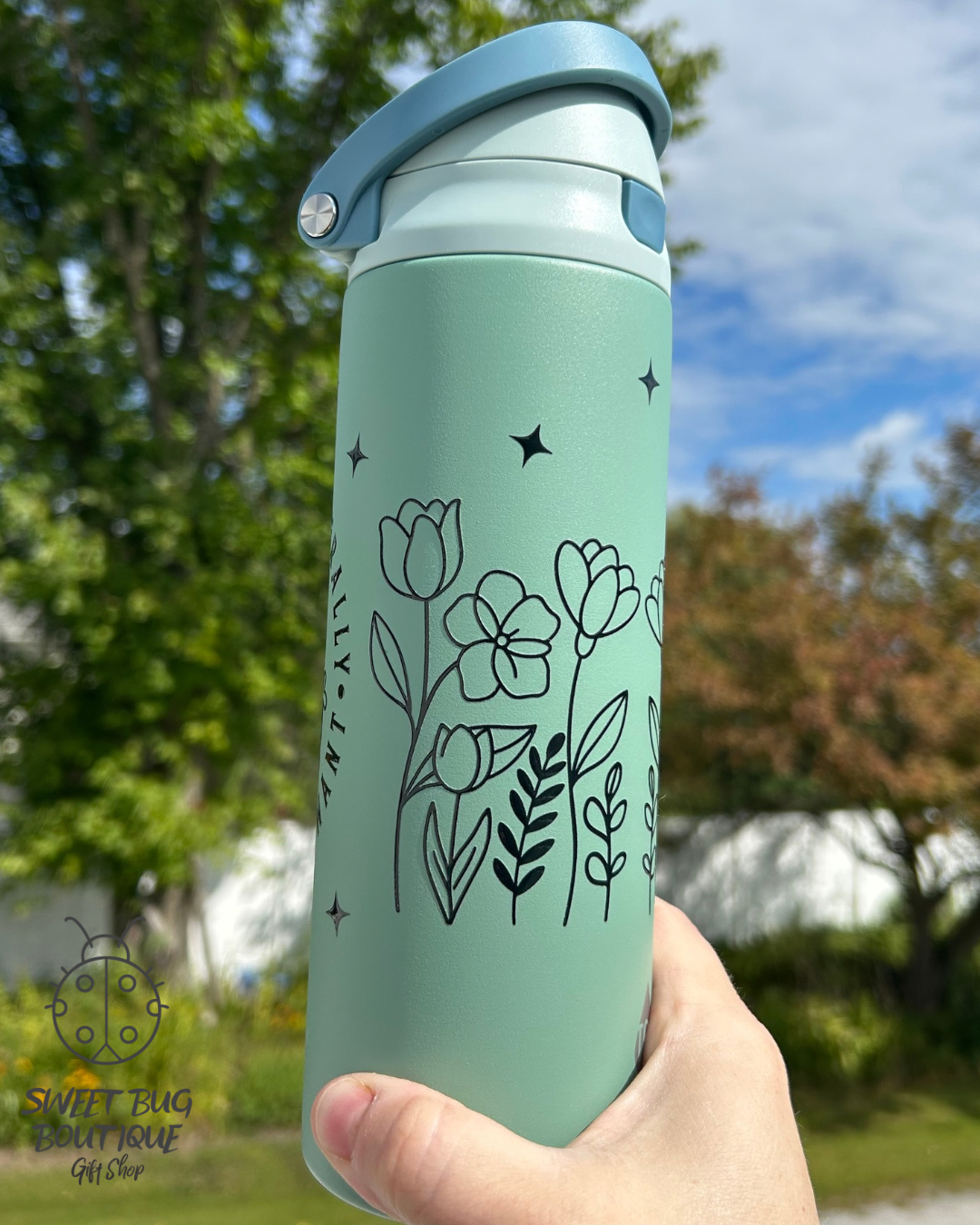 Decorated Water Bottle
