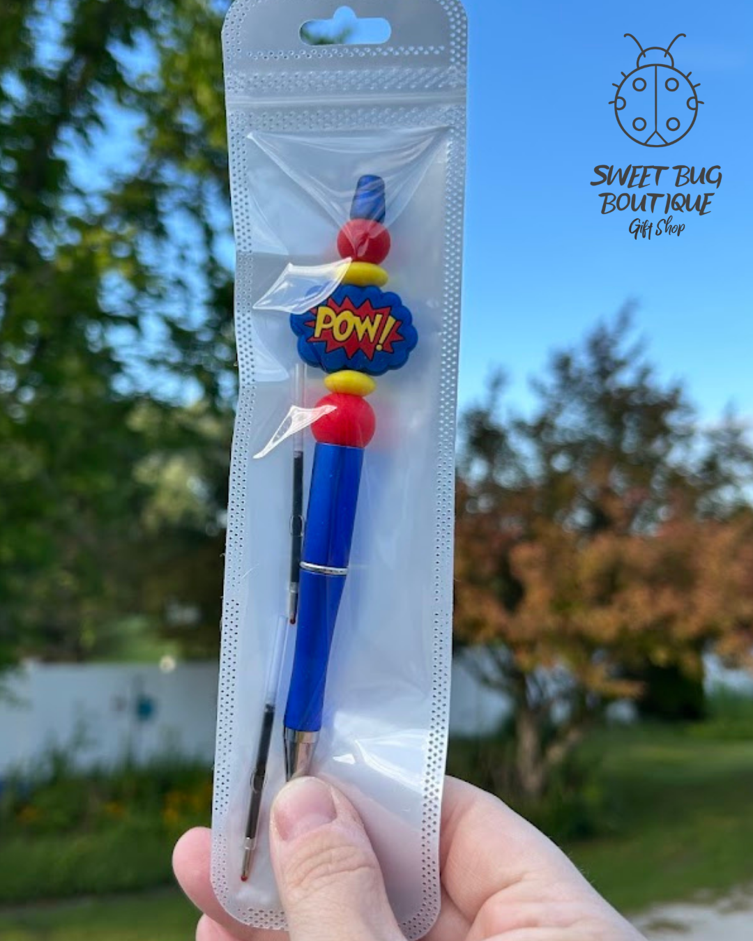 Pen with Decorative Beads Super