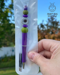 Pen with Decorative Beads Florals