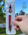 Pen with Decorative Beads Football