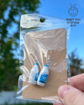 Mini Food Earrings Milk