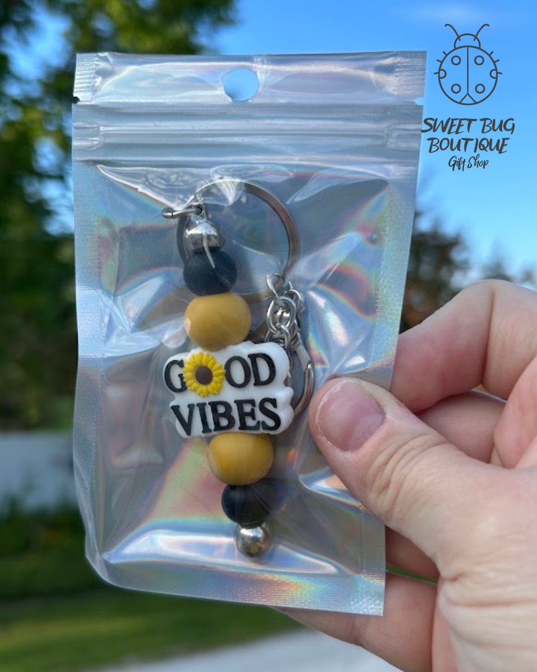 Bar Keychain Good Vibes