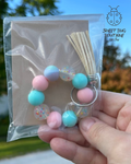 Mini Bead Keychain Pastels