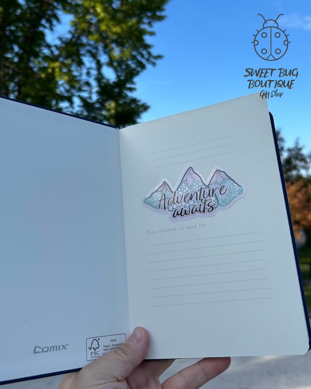 Blue Hardcover Journal