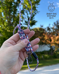 Paracord Lanyard Purple Multicolor